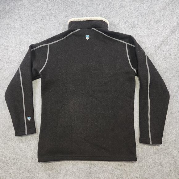 Kuhl Pullover Mens M Medium Europa 1/4 Zip Alfpaca Sherpa Fleece Sweater Jacket - Picture 10 of 12